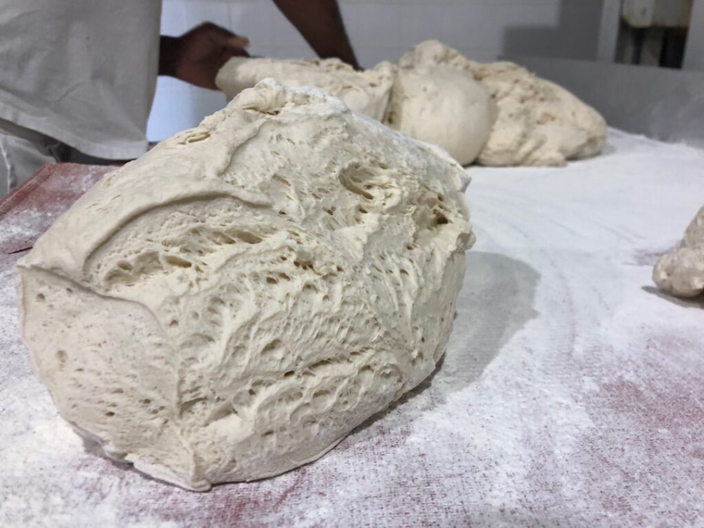 Proceso de elaboración de pan de pita